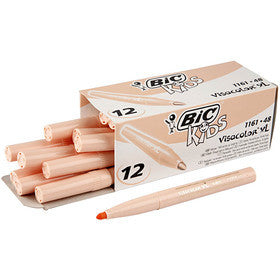 BIC Feutre Visacolor, trait 3 mm, beige clair, 12 pièces/ 1 Pq. [HOB-37448]