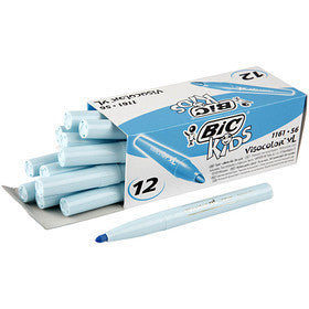 BIC Feutre Visacolor, trait 3 mm, bleu clair, 12 pièces/ 1 Pq. [HOB-37456]