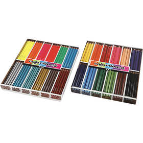 Colortime Buntstifte, Mine 4+5 mm, Sortierte Farben, 288 Stk/ 1 Pck [HOB-38075]