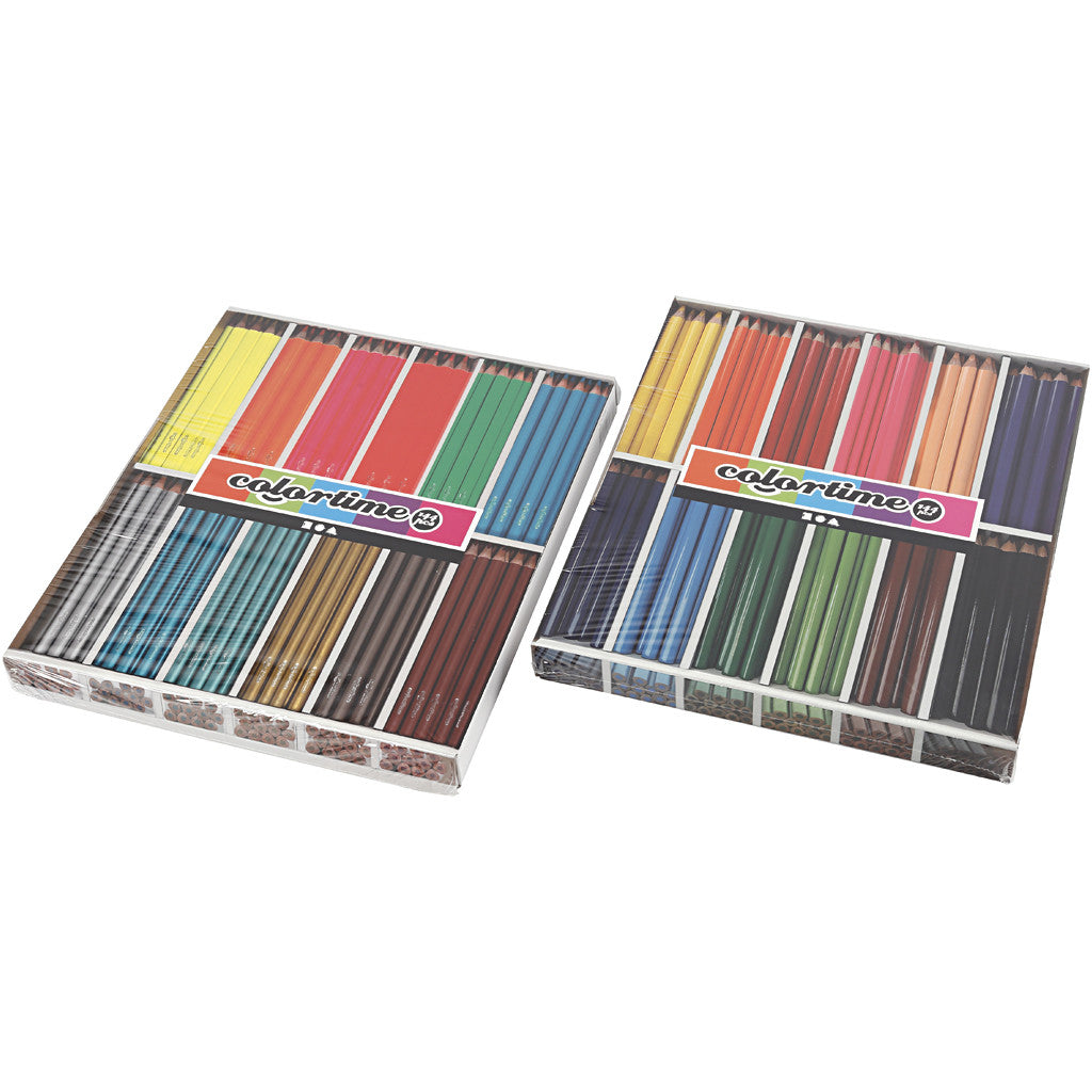 Matite Colorate Colourtime, mina 4+5 mm, colori asst., 288 pz/ 1 conf. [HOB-38075]