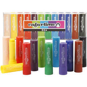 Soft Color Stick, L: 8 cm, colori asst., 12 pz/ 1 conf. [HOB-38135]