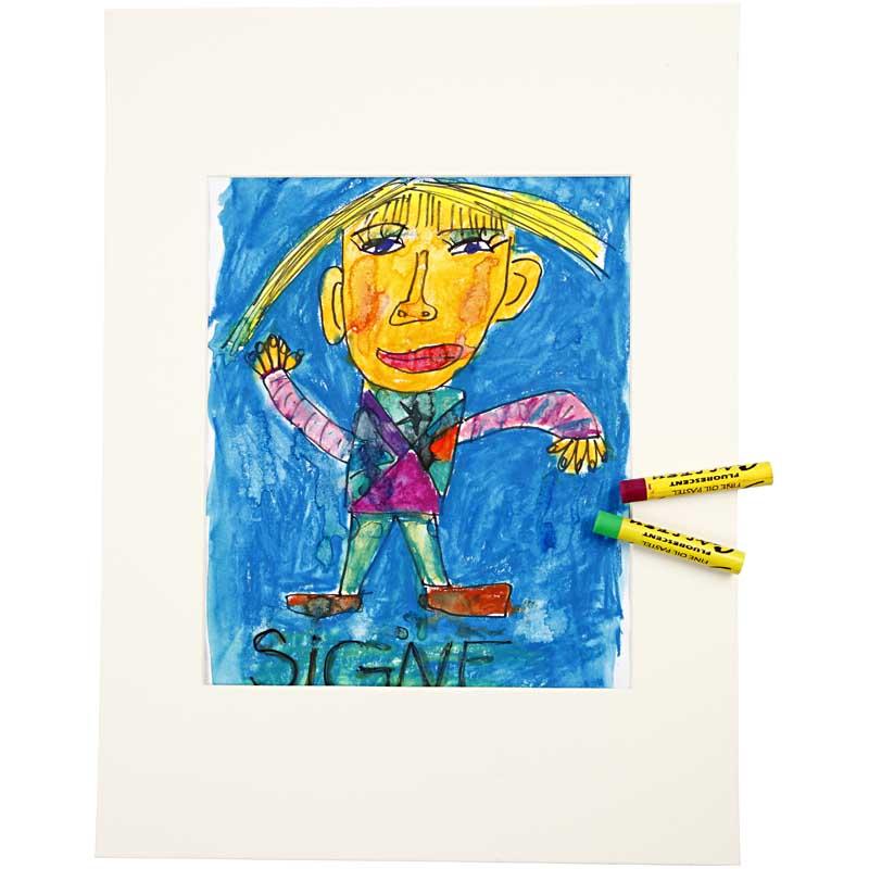 Pastelli acquerellabili, L: 9,3 cm, colori asst., 24 pz/ 1 conf. [HOB-38285]