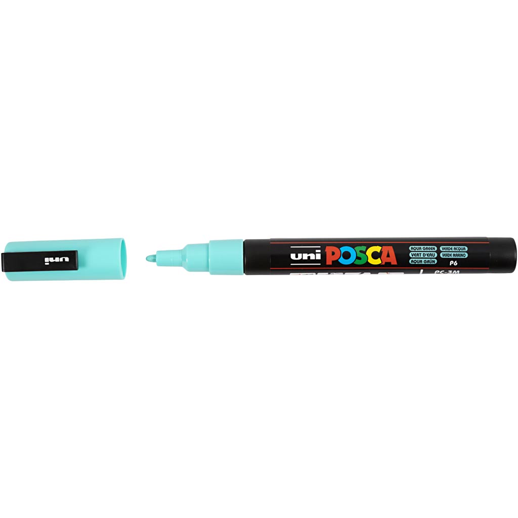Pennarello Posca, colori asst., dim. PC-3M, ampiezza tratto 0,9 - 1,3 mm, 8 asst./ 1 conf. [HOB-384290]