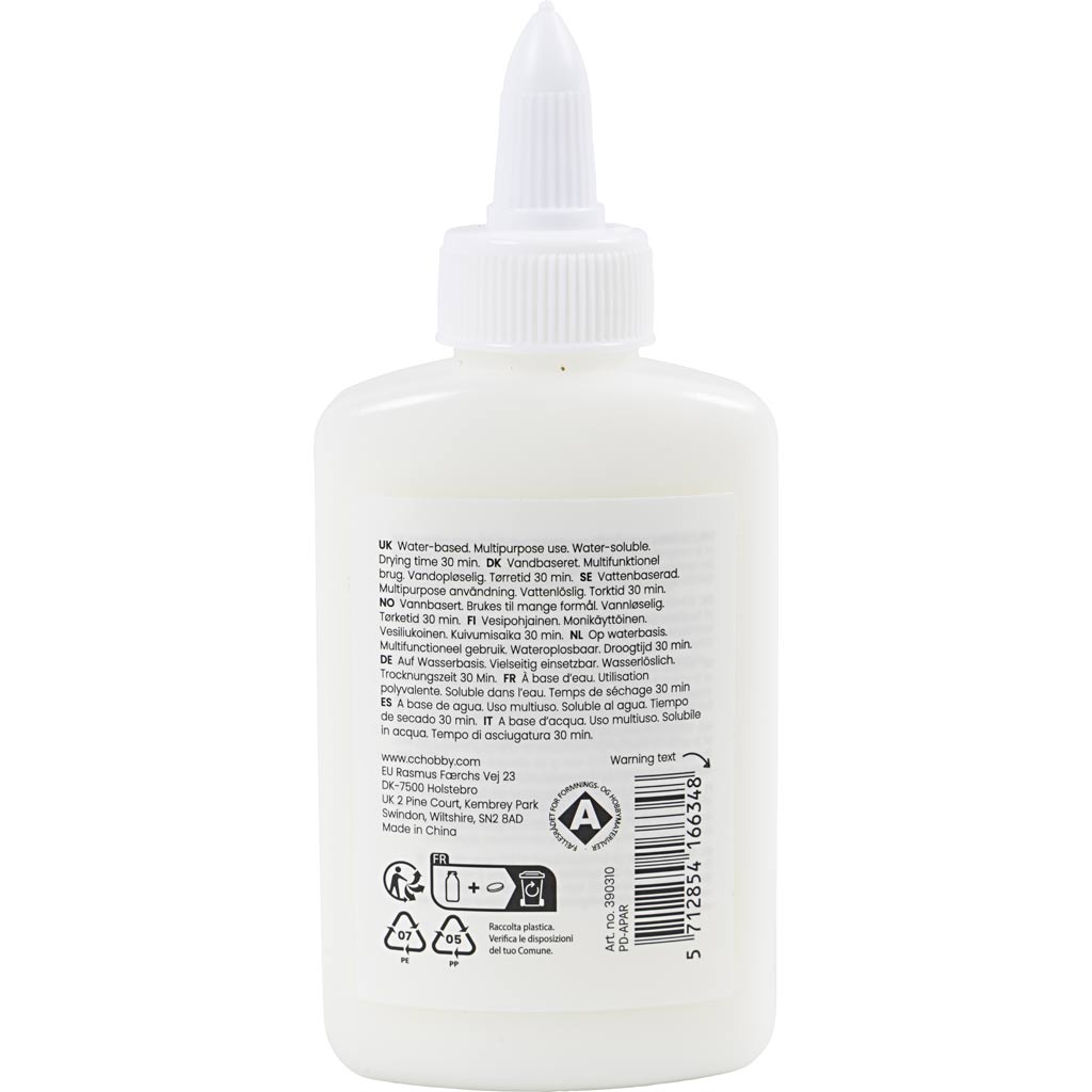 Colla scolastica, 100ml/ 1 bott. [HOB-390310]