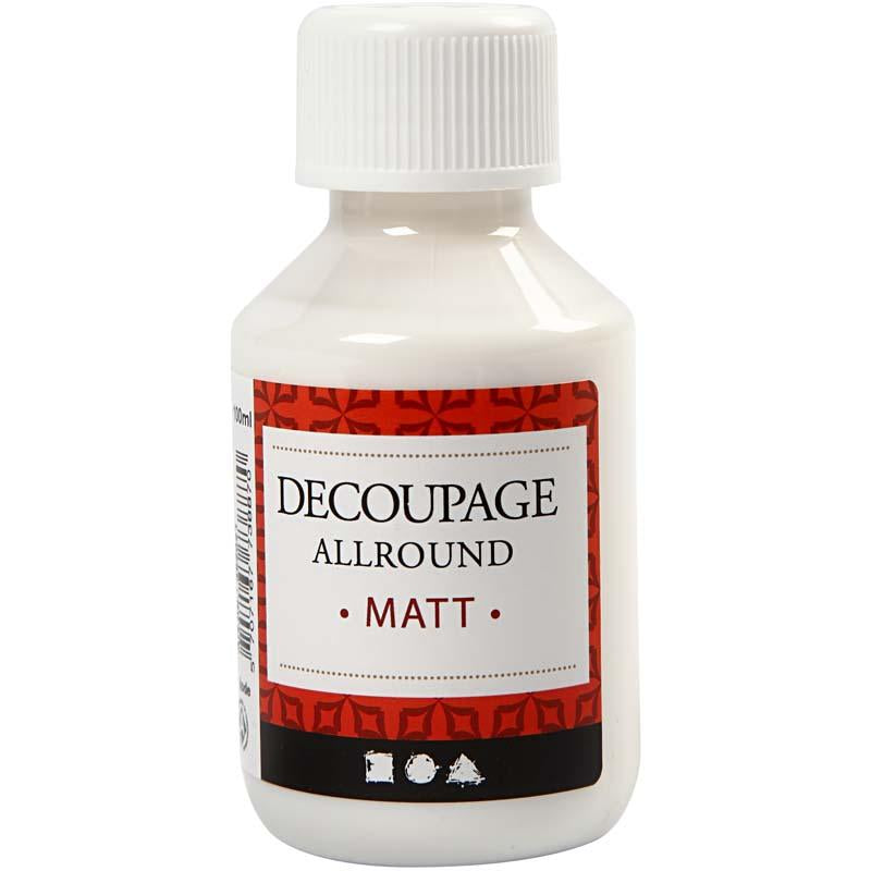 Decoupage lacquer, matt, 100 ml/ 1 bottle