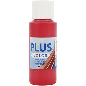 Peinture Acrylique Plus Color, crimson red, 60 ml/ 1 flacon [HOB-39628]