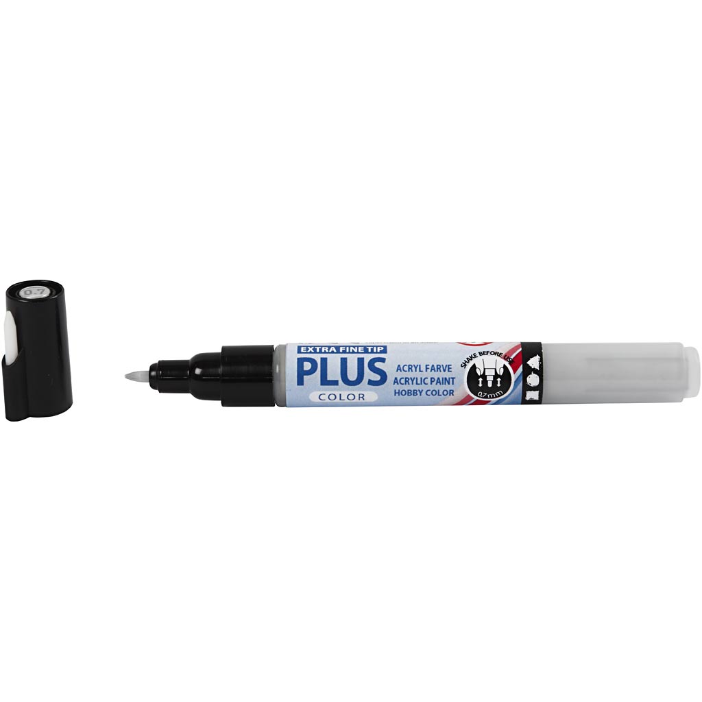 Plus Color Marker, L 14,5 cm, Strichstärke 0,7 mm, Regengrau, 5,5 ml, 1 Stk [HOB-39940]