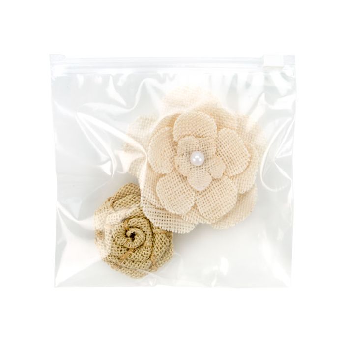 Sac à zip avec curseur 16.5x15.2cm 75 micron (100 pièces) [3SZ6H6]