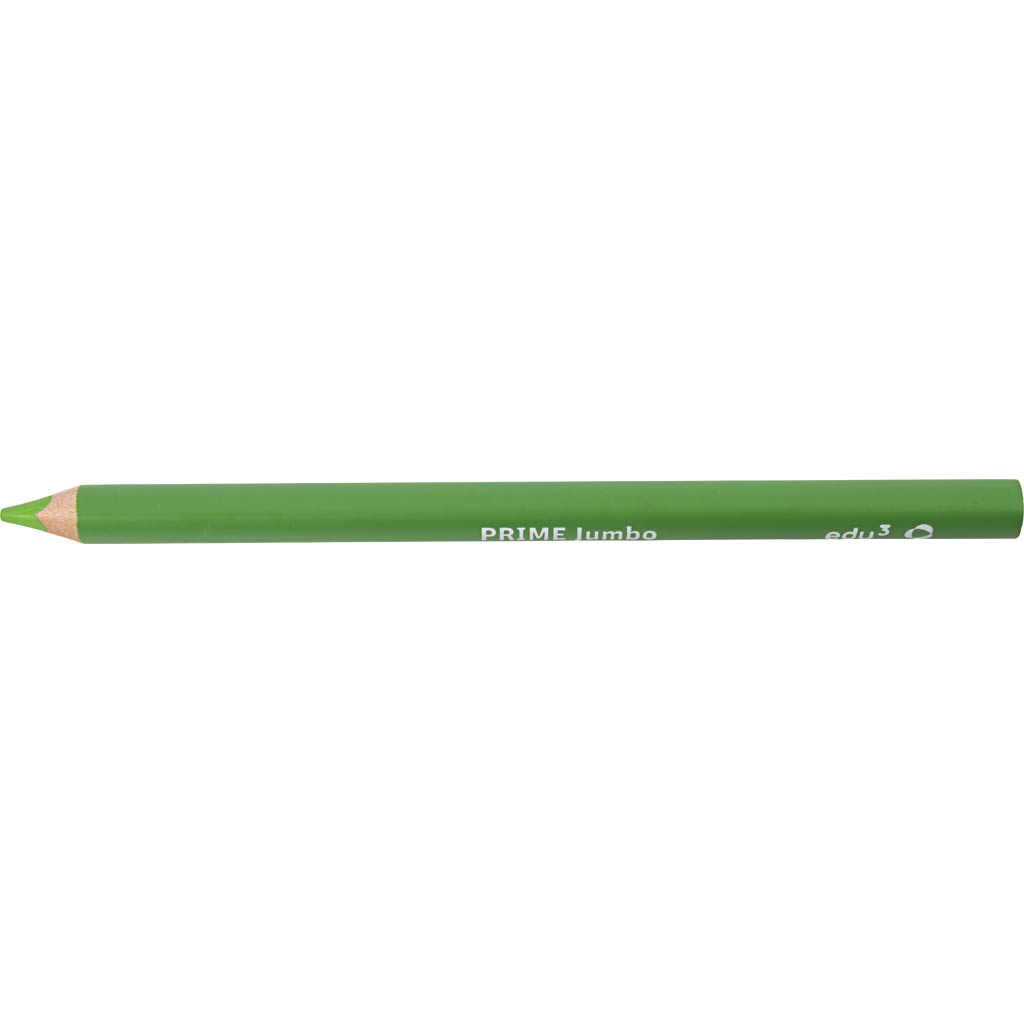 Matite Colorate edu jumbo, spess. 10 mm, mina 6,25 mm, verde chiaro, 12 pz/ 1 conf. [HOB-408062]