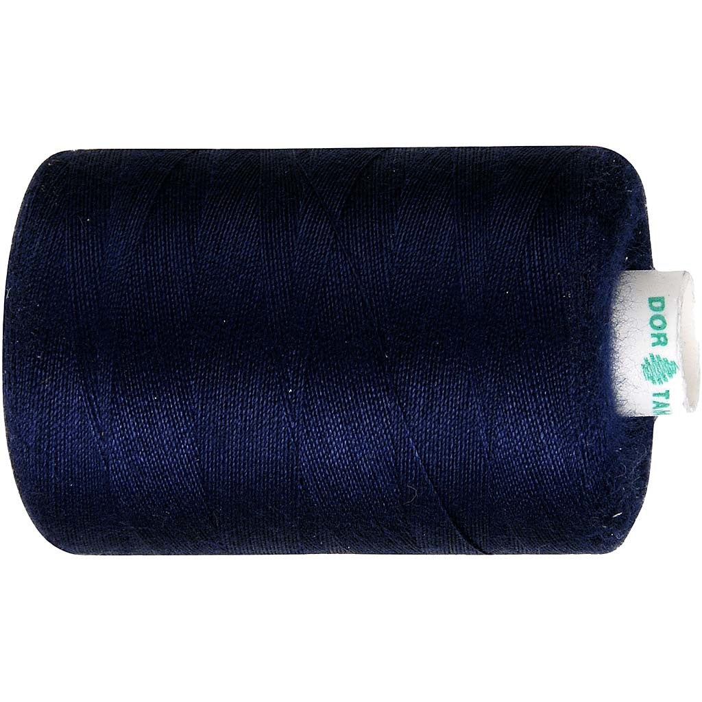 Filo da Cucito, blu navy, 1000 m/ 1 rot. [HOB-41222]
