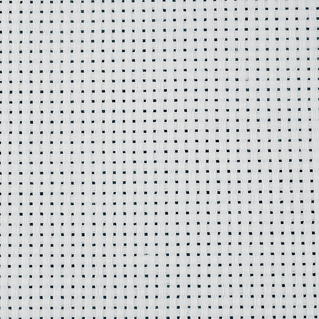 Aida Fabric, W: 150 cm, 43 squares per 10cm , white, 3 m/ 1 pc