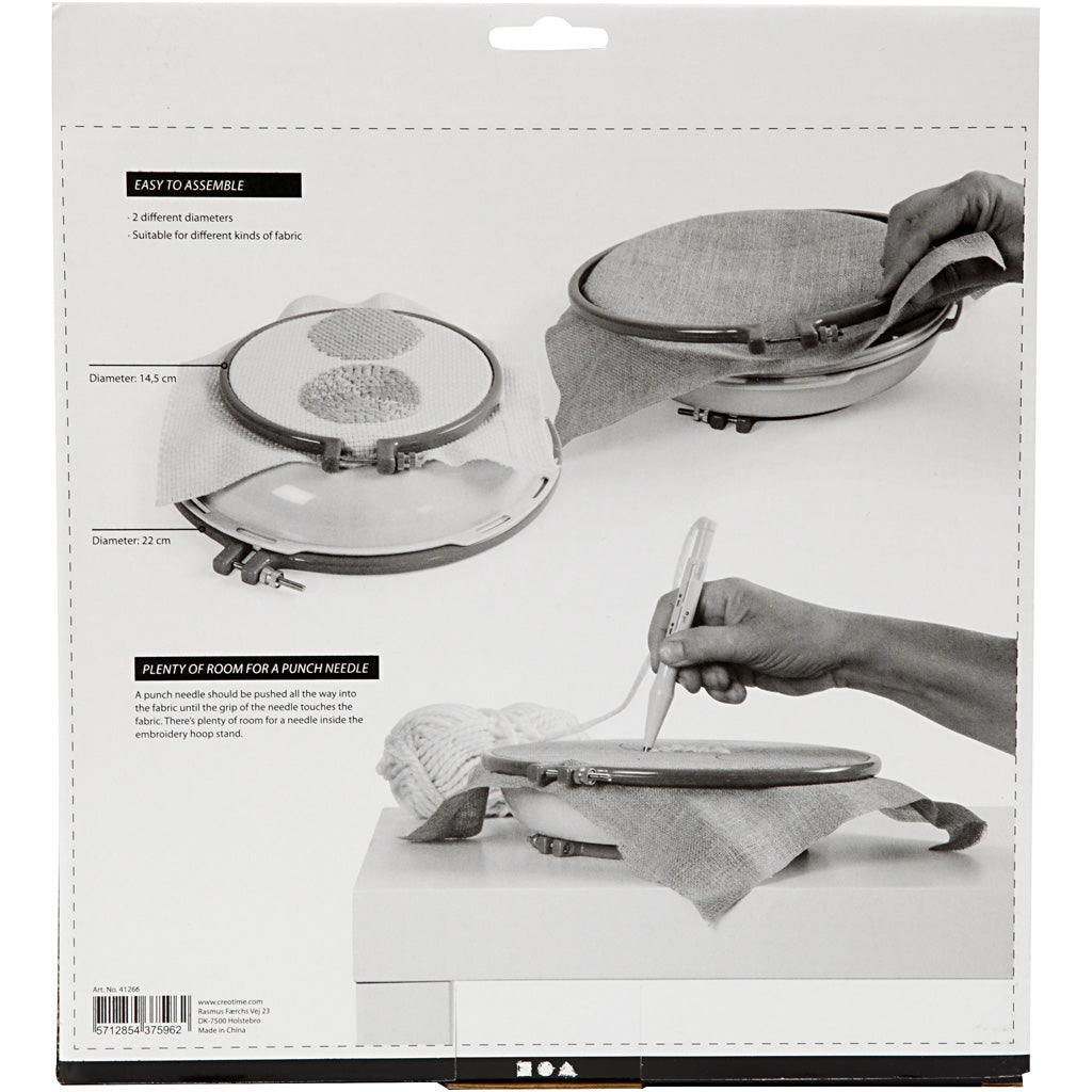 Supporto per telaio da ricamo, diam 14,5 cm, 1 pz [HOB-41266]