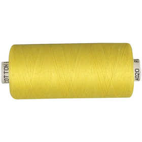 Filo da cucito, giallo, 1000m/ 1 rot. [HOB-41282]