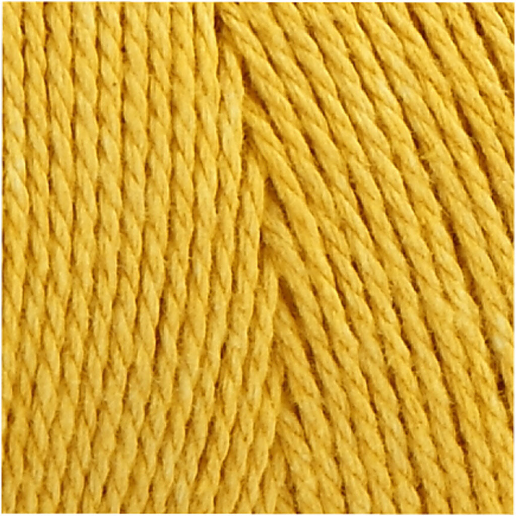 Corda in poliestere, L: 315 M, spess. 1 mm, Qualità sottile 12/12, giallo, 220 g/ 1 gom. [HOB-41502]