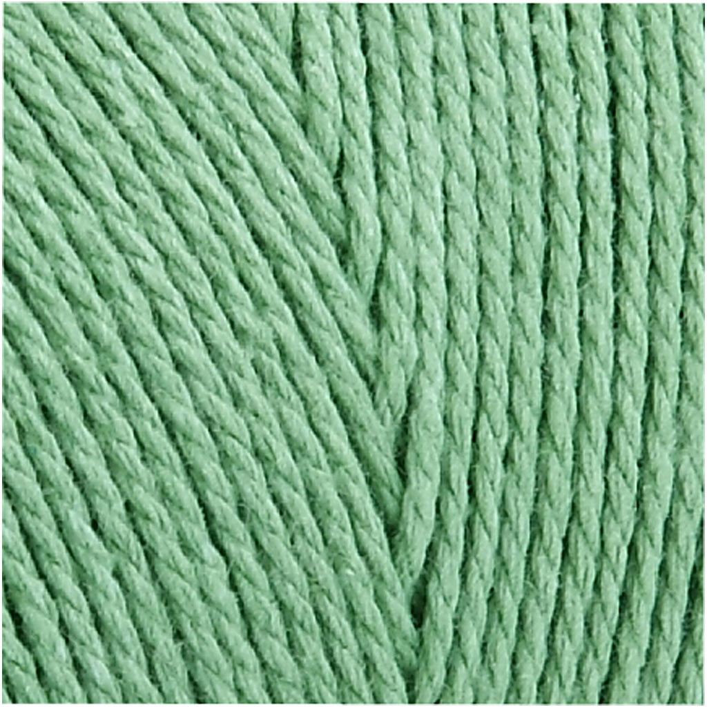 Corda in poliestere, L: 315 M, spess. 1 mm, Qualità sottile 12/12, verde chiaro, 220 g/ 1 gom. [HOB-41514]