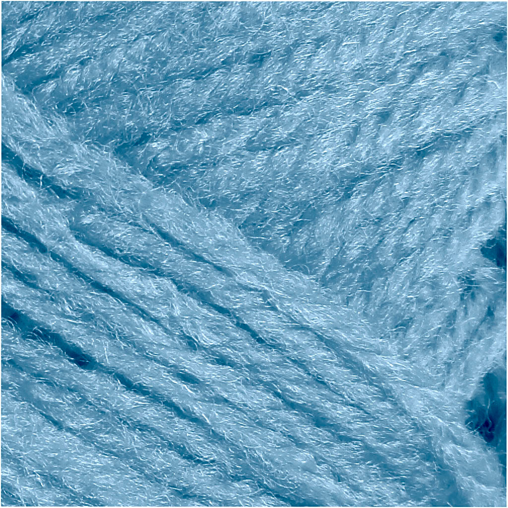 Filo acrilico Fantasia, L: 80 M, azzurro, 50 g/ 1 gom. [HOB-421802]
