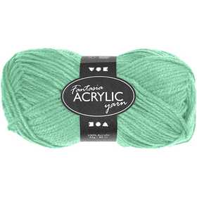 Filo acrilico Fantasia, L: 80 m, verde menta, 50g/ 1 gom. [HOB-421803]