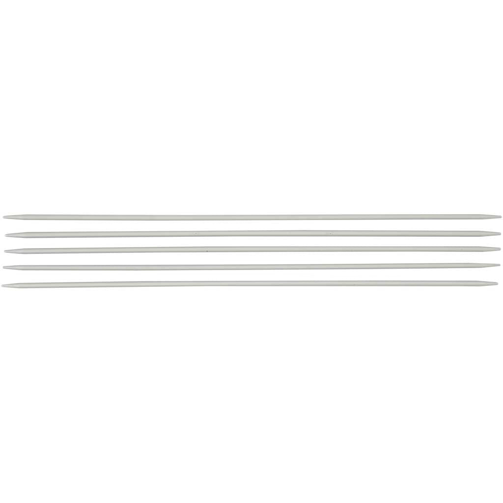 Knitting needles, L: 20 cm, size 2,5 mm