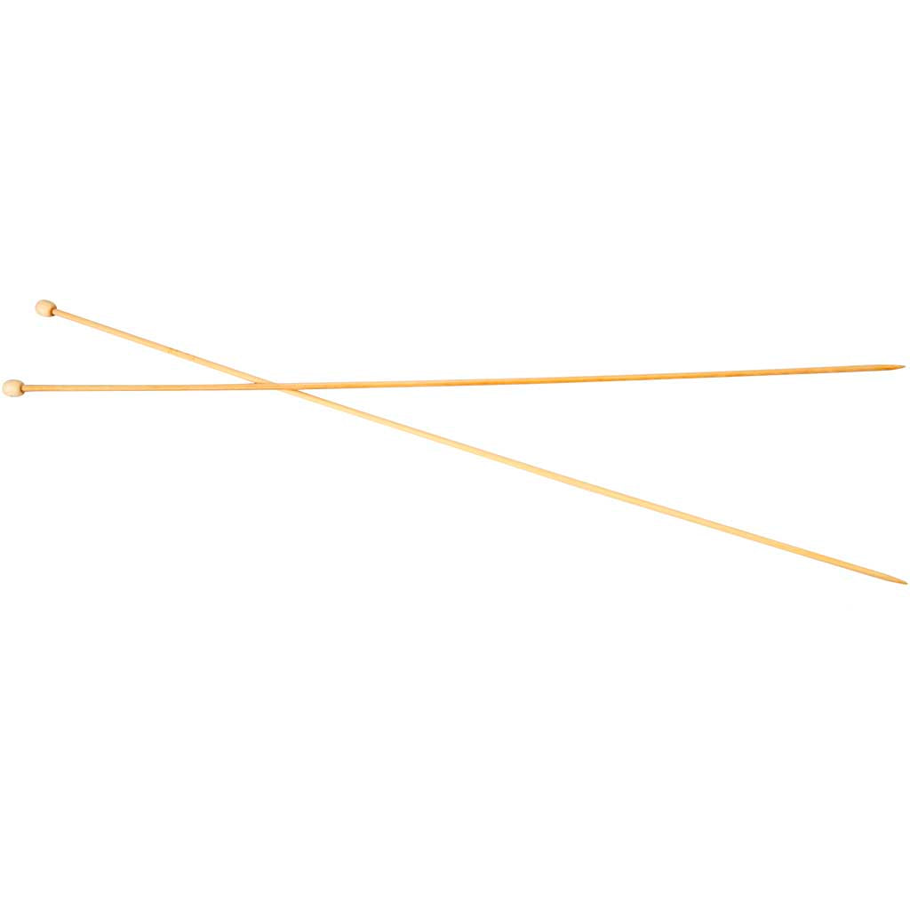 Knitting Needles, L: 35 cm, size 2,5 mm, 1 pair