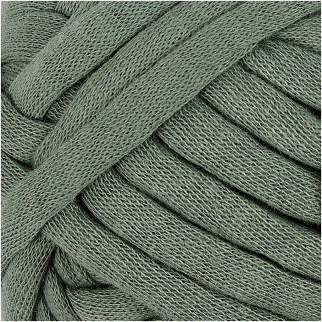 Filo tubolare in cotone, L: 45 M, usando ago 10-12, verde scuro, 100 g/ 1 gom. [HOB-42507]