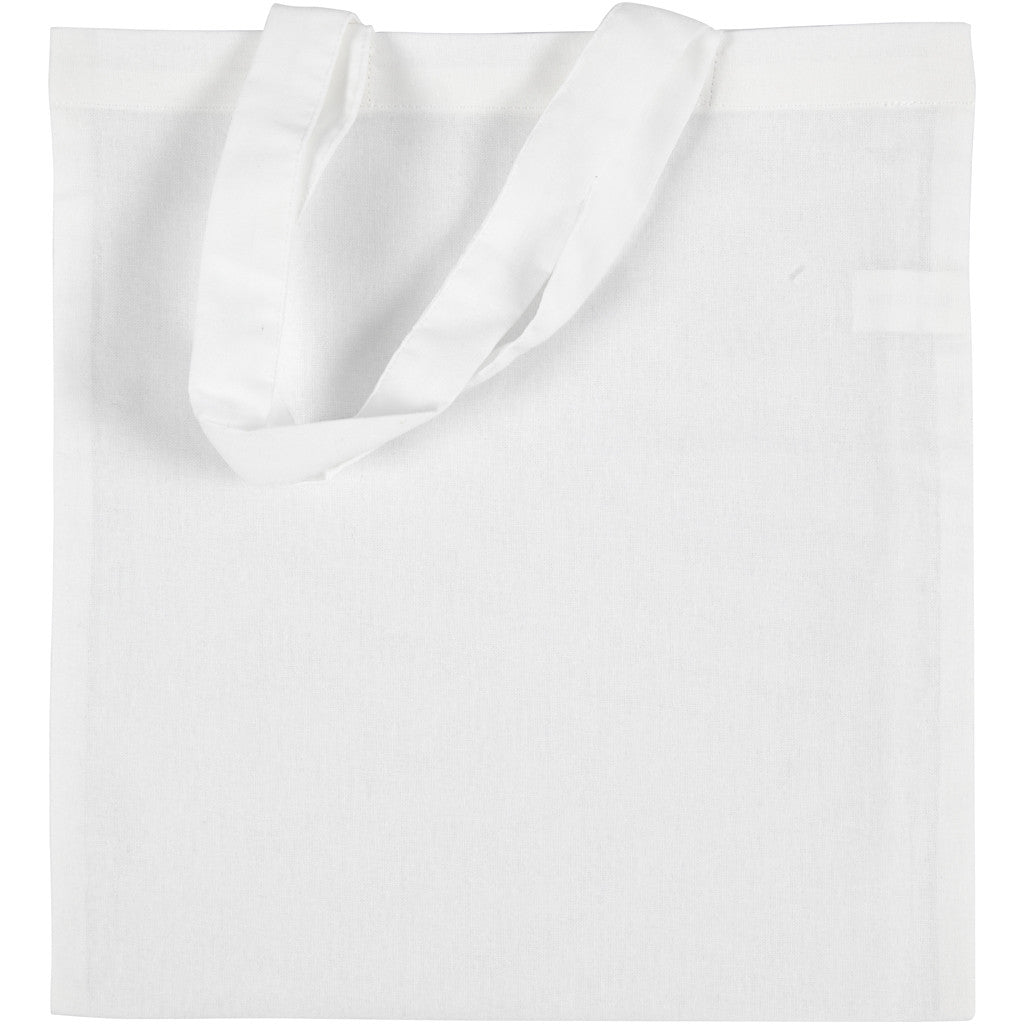 Borsa della Spesa, misura 28x30 cm, 130 g, bianco, 1 pz [HOB-44555]