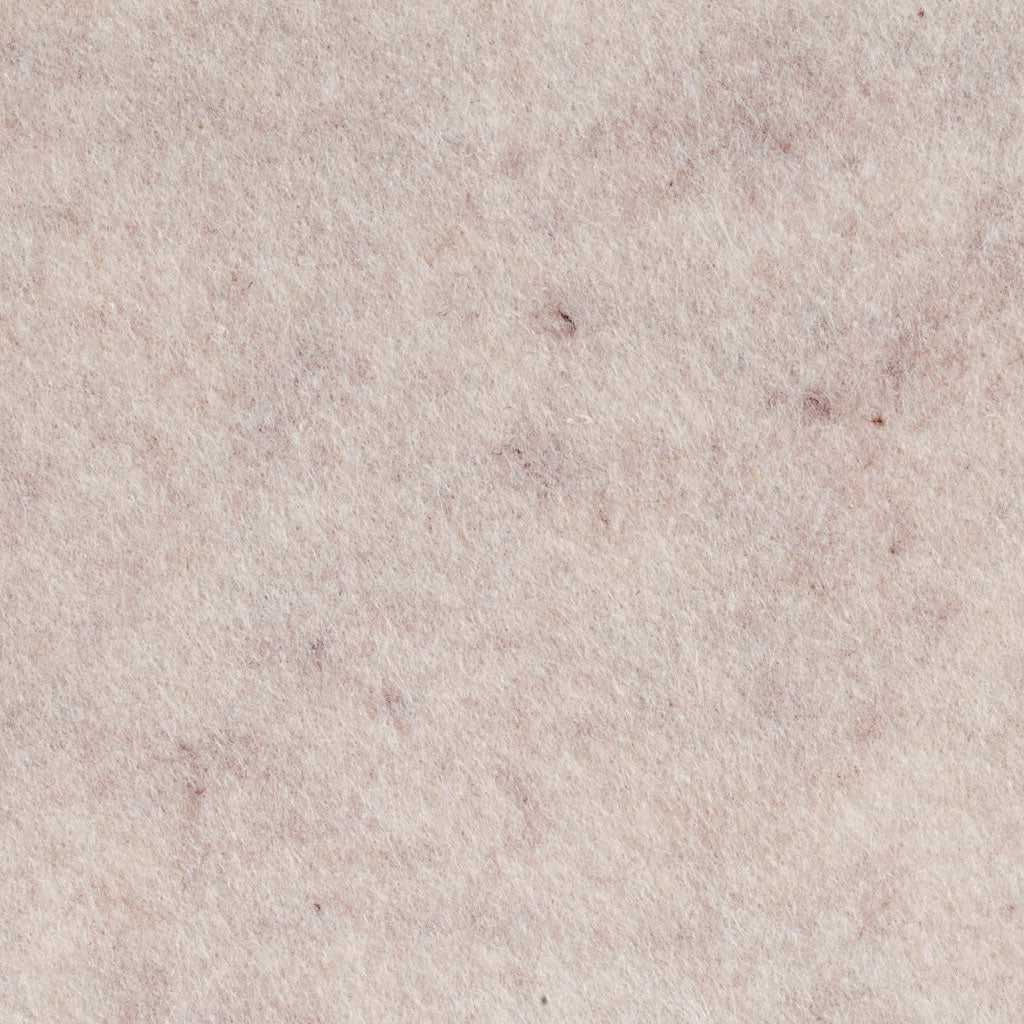 Feutrine synthétique, L : 45 cm, ép. 1,5-2 mm, texturé, 180-200 gr, blanc cassé, 5 m/ 1 rouleau [HOB-45042]