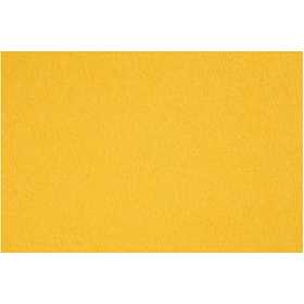 Feltro, foglio 42x60 cm, spess. 3 mm, giallo, 1 fgl. [HOB-45232]