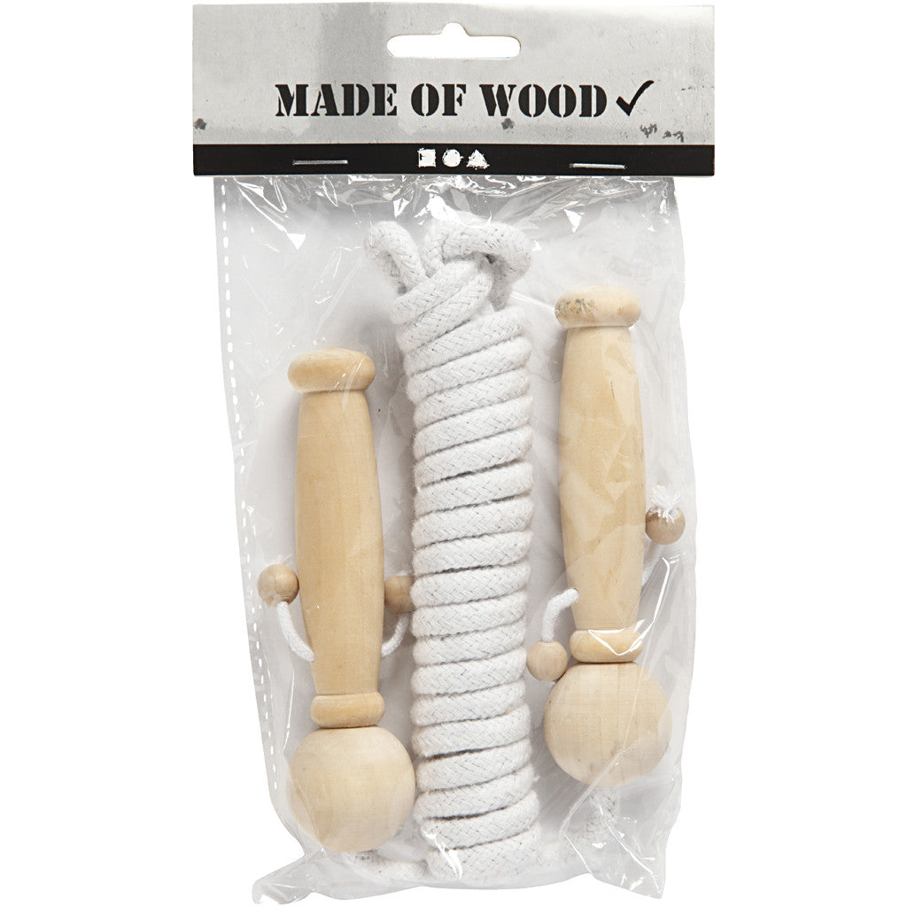 Corde à sauter, L : 225 cm, 1 pièce [HOB-474330]