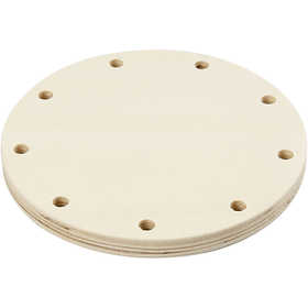 Base per cestino intrecciato, diam 12 cm, spess. 10 mm, 1 pz [HOB-47454]