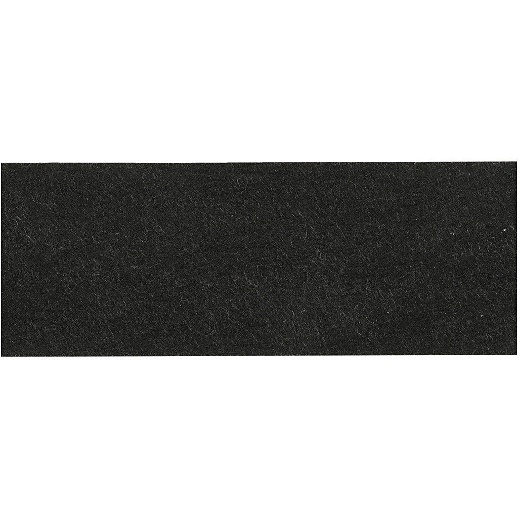 Bandes de tressage, L : 15 mm, ép. 0,55 mm, noir, 9.50 m/ 1 rouleau [HOB-498954]