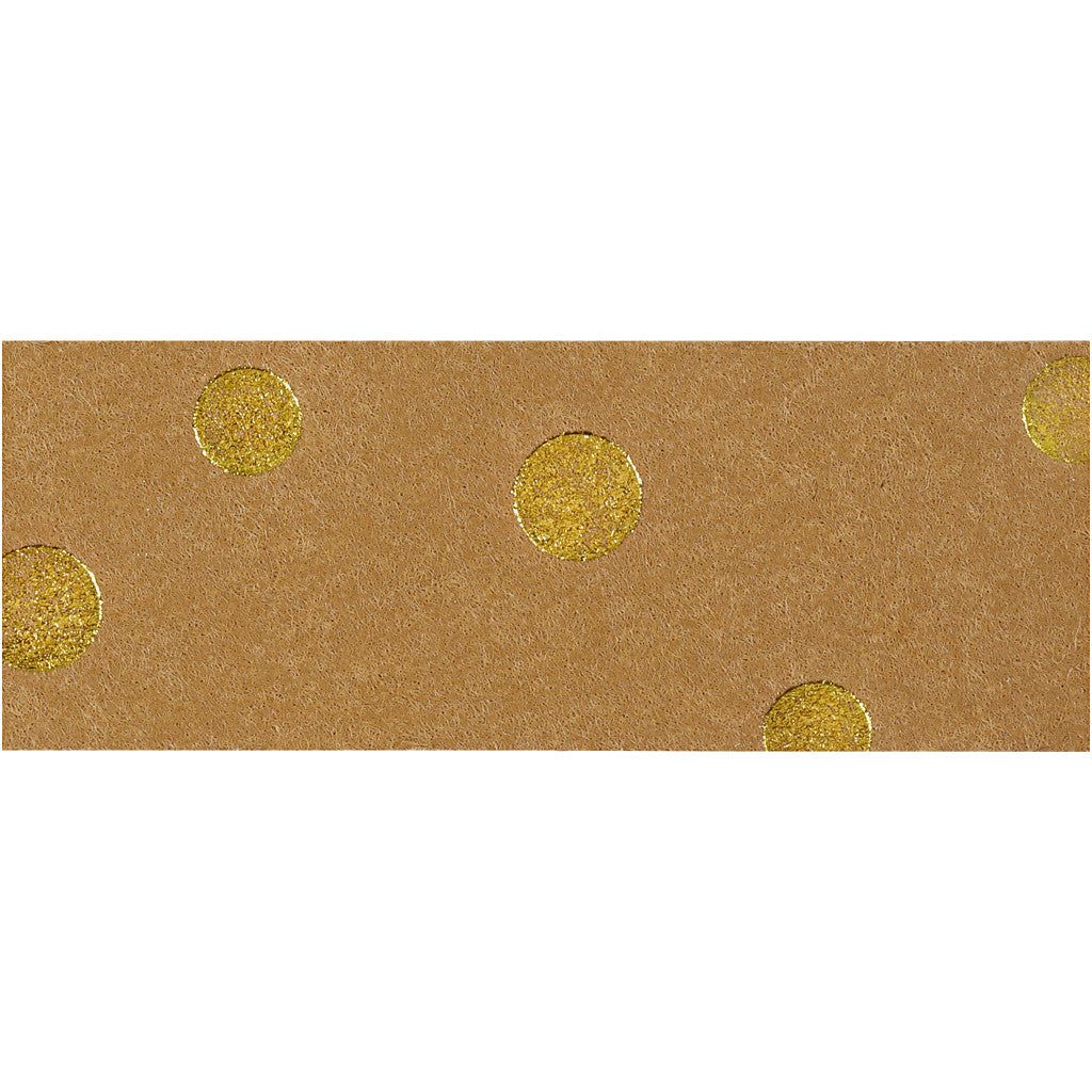 Bandes de tressage, L : 15 mm, ép. 0,55 mm, brun clair, 9.50 m/ 1 rouleau [HOB-498956]