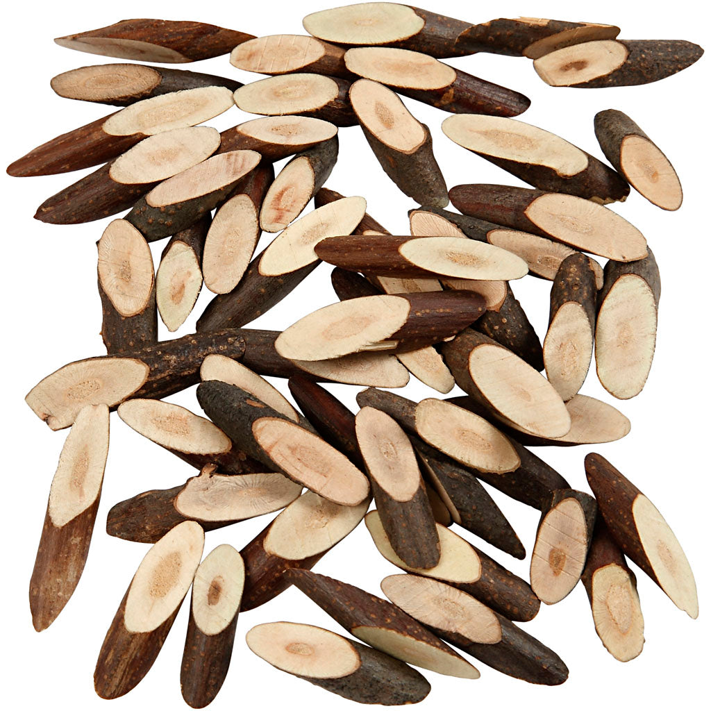 Wood Mix, L: 30 mm, thickness 6 mm, 230 g