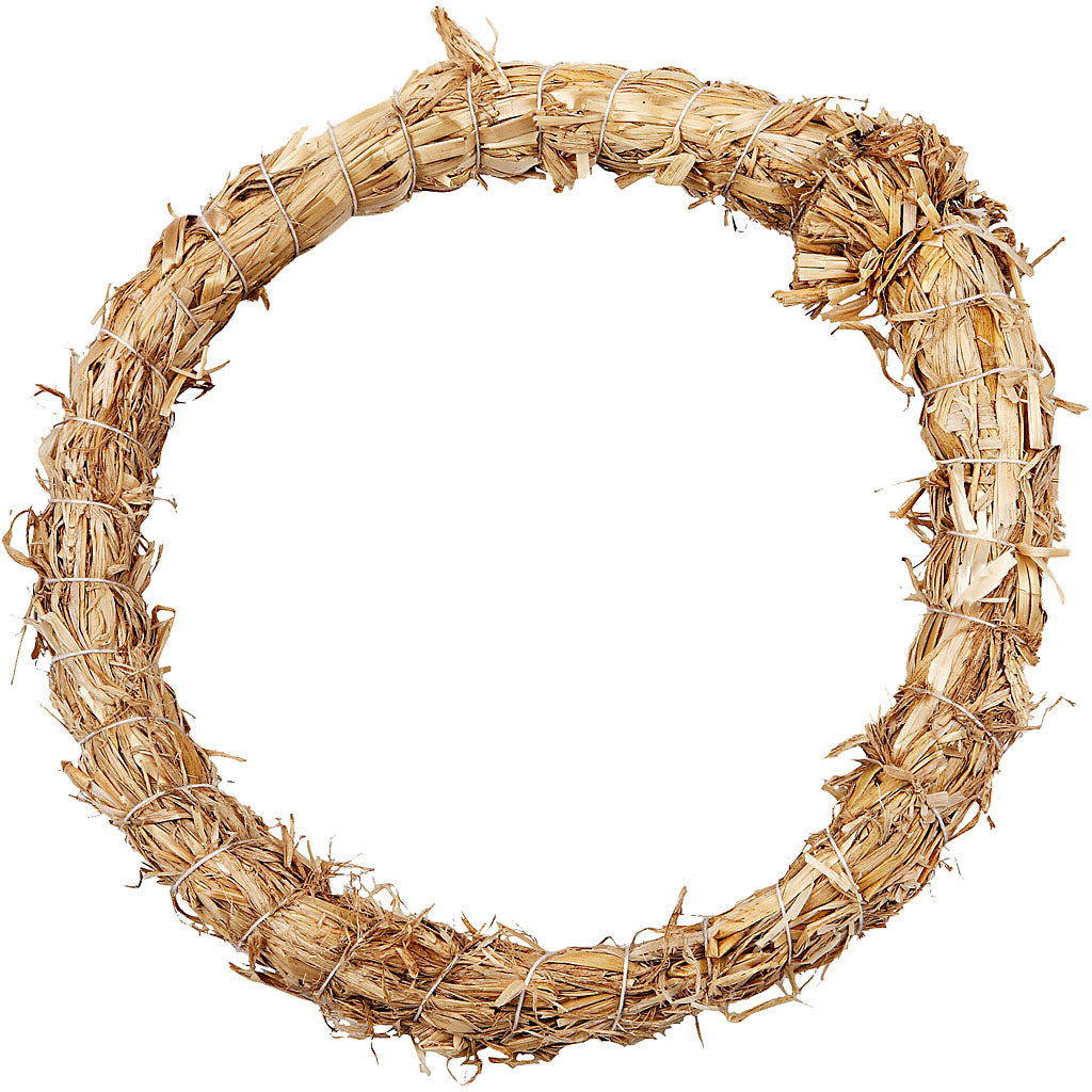 Straw Wreath, dia. 21 cm, thickness 2 cm