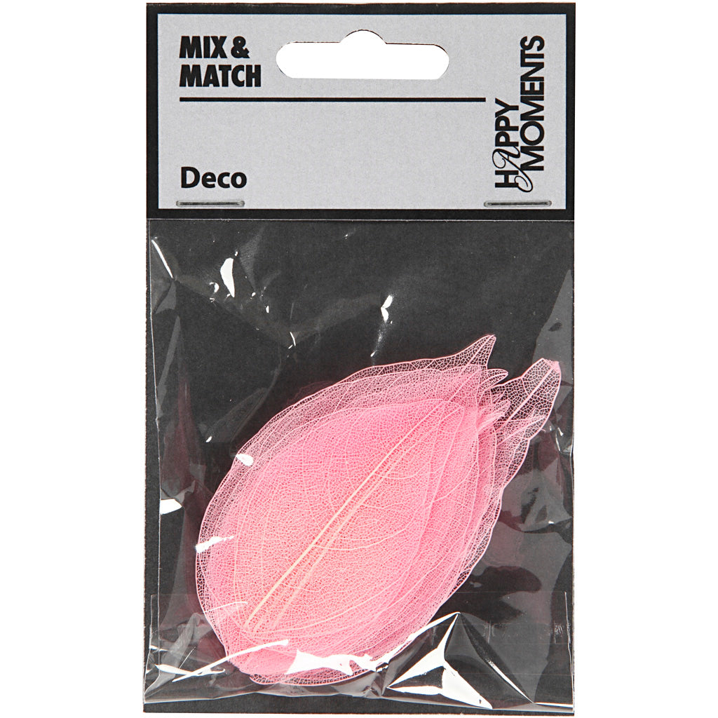 Foglie, L: 6-8 cm, rosso chiaro, 20 pz/ 1 conf. [HOB-504496]