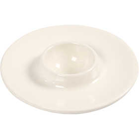Portauovo, diam 10,3 cm, misura buco 3,9 cm, bianco, 12 pz/ 1 conf. [HOB-50549]