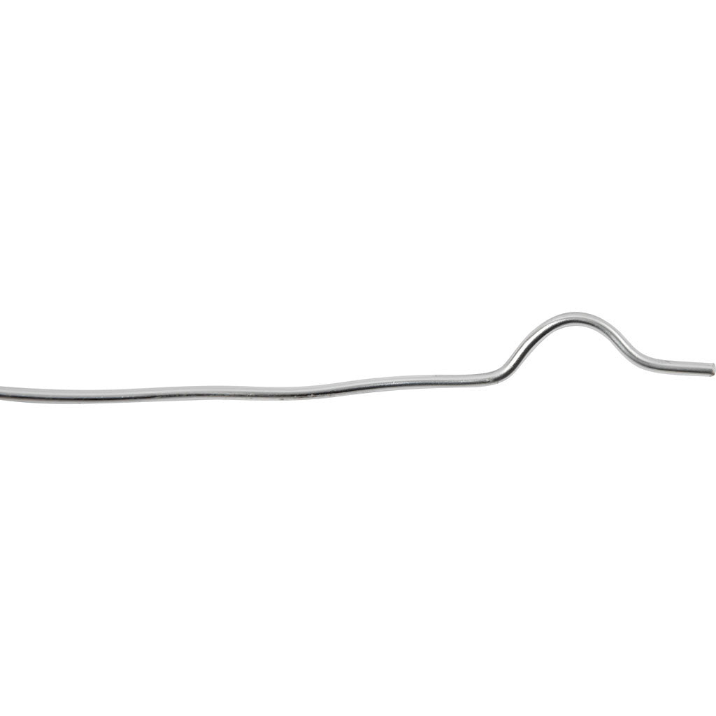 Aluminiumdraht, rund, Dicke 2 mm, Silber, 100 m/ 1 Rolle [HOB-51715]