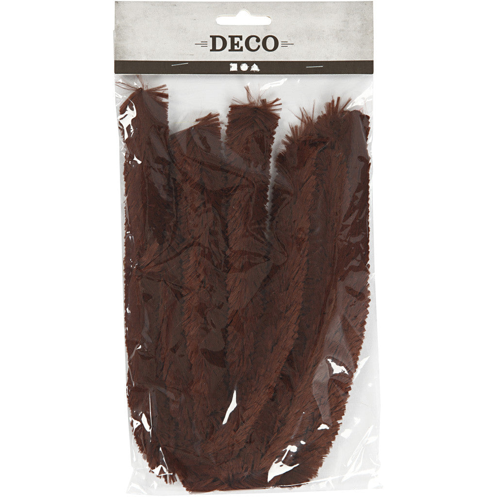 Ciniglia, L: 40 cm, spess. 30 mm, marrone, 4 pz/ 1 conf. [HOB-51940]