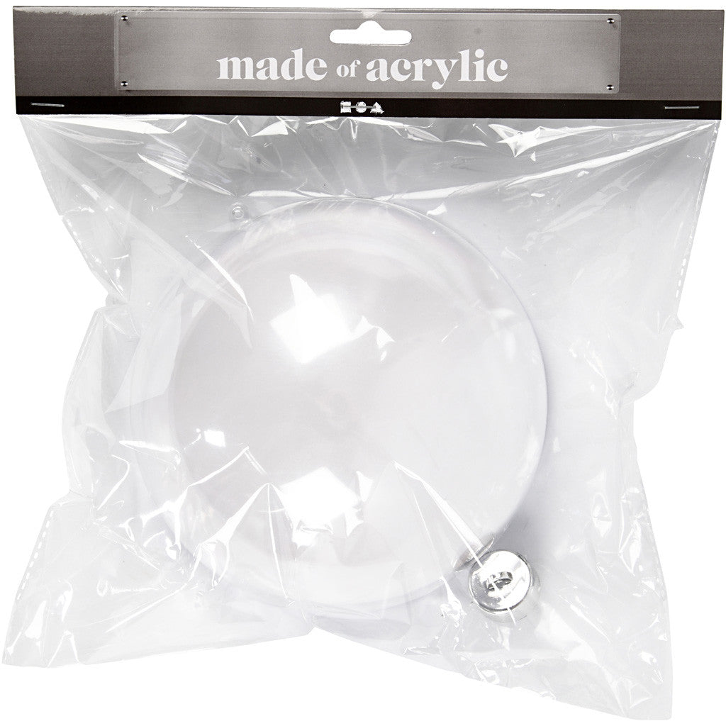 Deko-Kugeln, D 15,6 cm, Transparent, 1 Stk [HOB-52119]