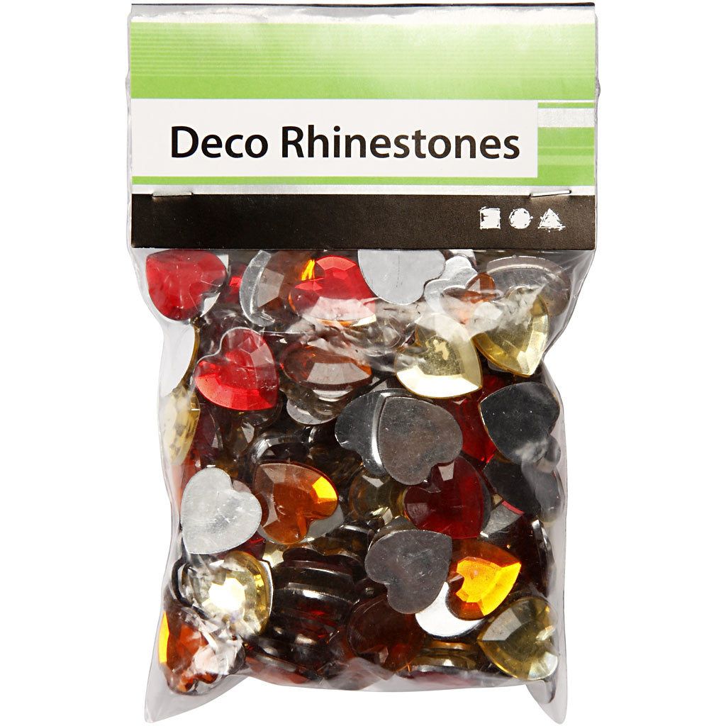 Strass, misura 6+10+14 mm, armonia rosso, 252 pz/ 1 conf. [HOB-52186]