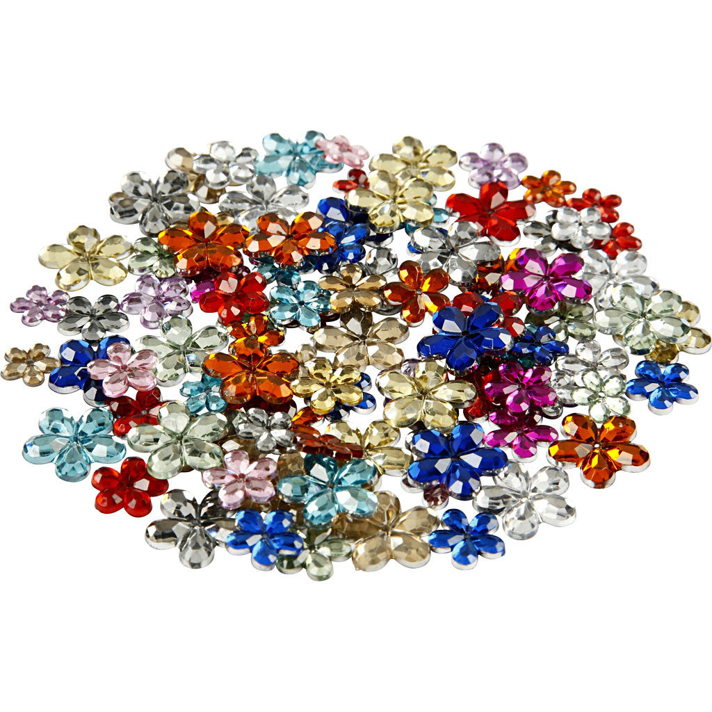 Strass, diam 6+10+12 mm, colori asst., 2520 pz/ 1 conf. [HOB-52203]