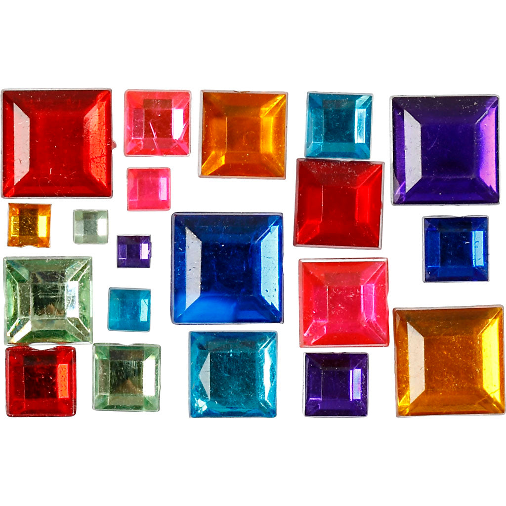 Rhinestones, size 4-10 mm, 1300 pc