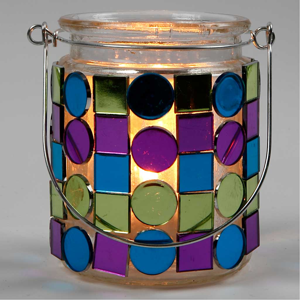 Mosaïques miroirs, dim. 15 mm, ép. 2 mm, 300 pièces/ 1 Pq. [HOB-52300]