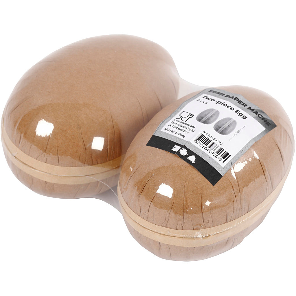 Uova a due pezzi, L: 12 cm, 2 pz/ 1 conf. [HOB-54175]