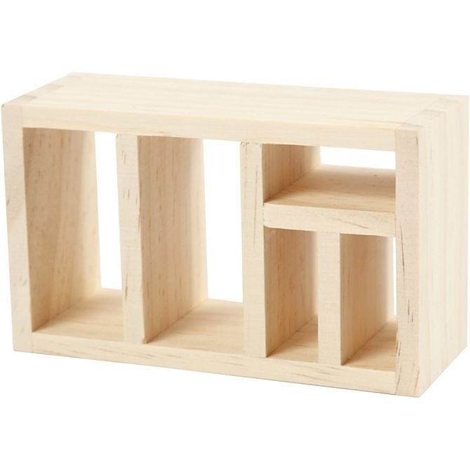 Libreria, H: 10 cm, L: 6 cm, L: 4 cm, 1 pz [HOB-54449]