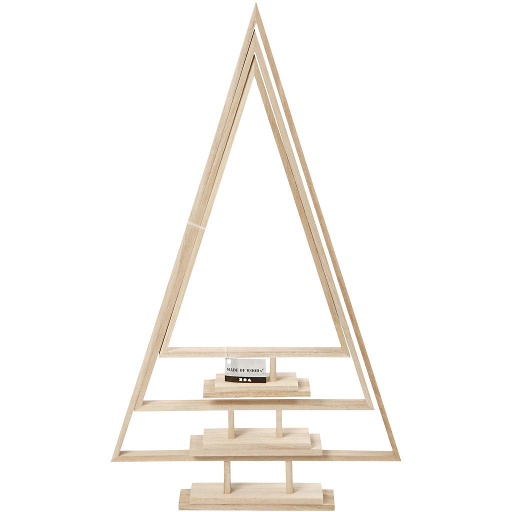 Weihnachtsbäume, H 40+50+60 cm, B 22,5+29+35 cm, 3 Stk/ 1 Pck [HOB-55328]