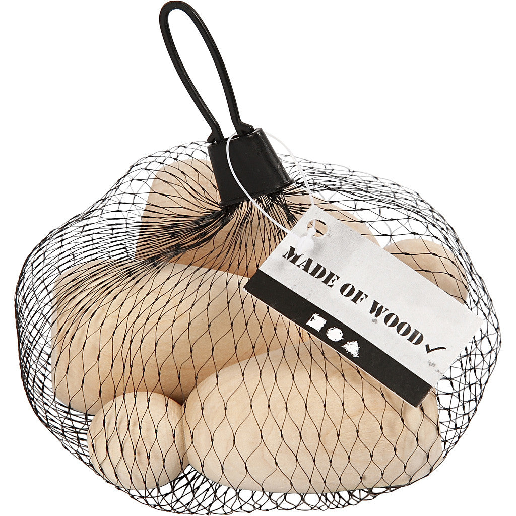 Corps de figurine en bois, H : 8 cm, d 3,8 cm, 3 pièces/ 1 Pq. [HOB-55973]