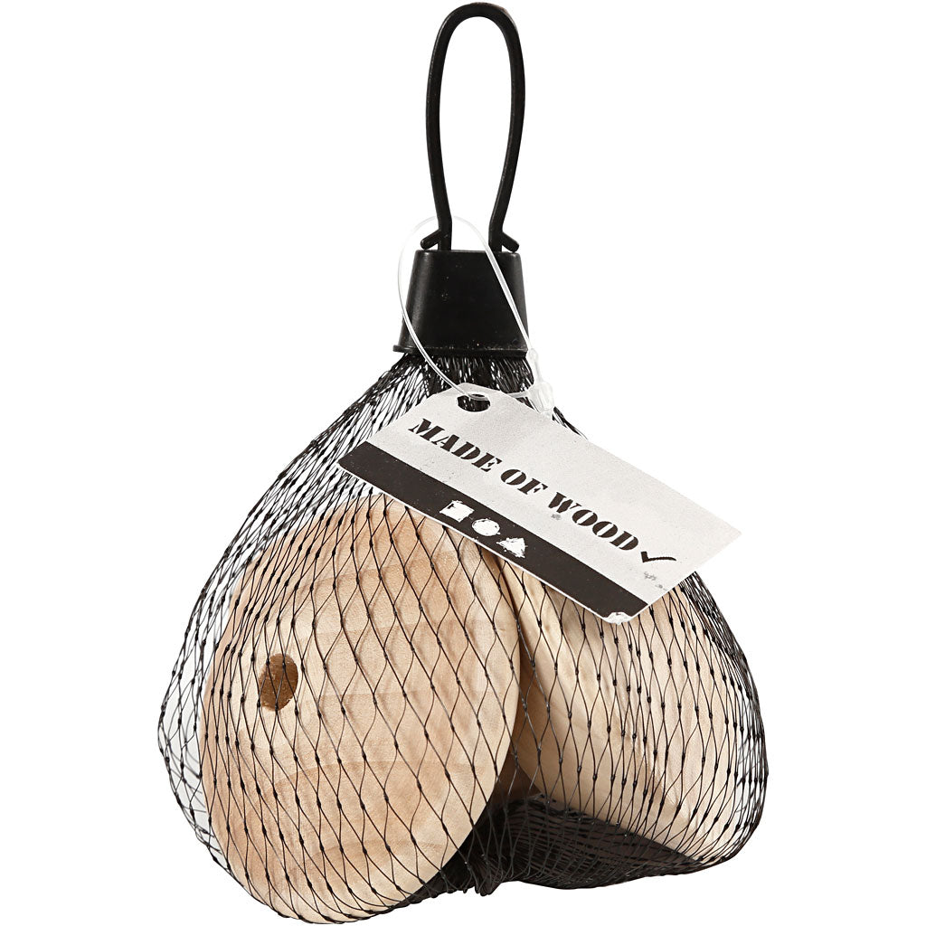 Perle en forme de disque, H: 42 mm, d 63 mm, diamètre intérieur 8 mm, 3 pièce/ 1 Pq. [HOB-56127]