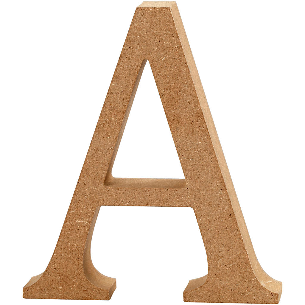 Letter, A, H: 8 cm, W: 7 cm, thickness 1,5 cm