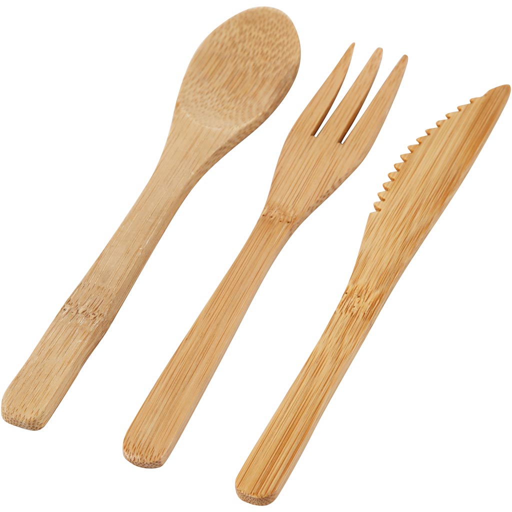 Couverts, L : 16 cm, 3 morceaux/ 1 set [HOB-56881]