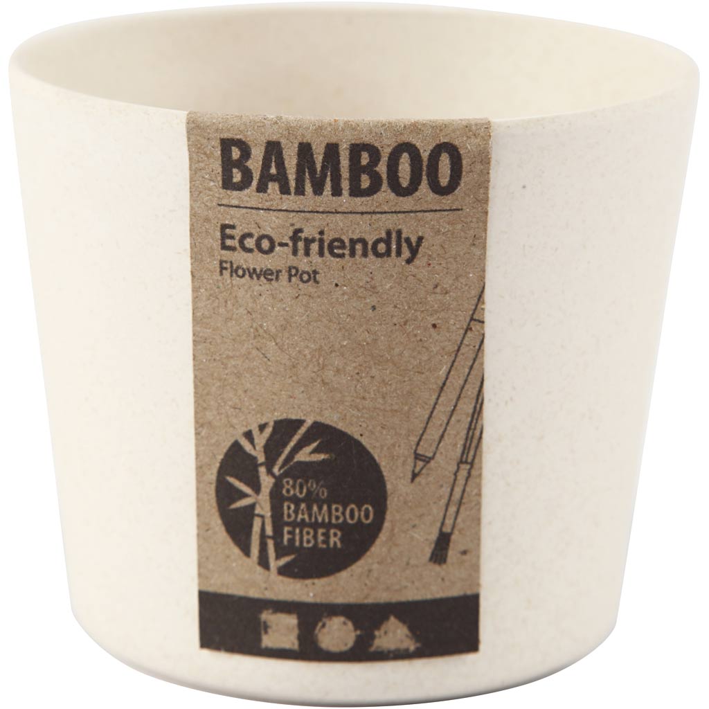 Blumentopf, H 6,5 cm, D 7 cm, 1 Stk [HOB-56882]